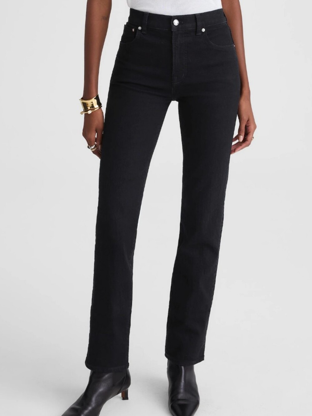 J Crew Nipped straight jean CN393 Size 33 NWT Black